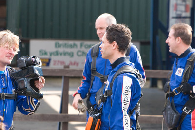 Filming before the jump