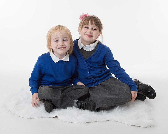 School photography in the studio