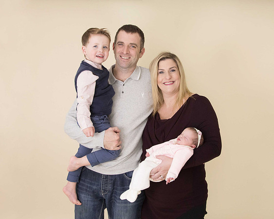 Family photography in the studio