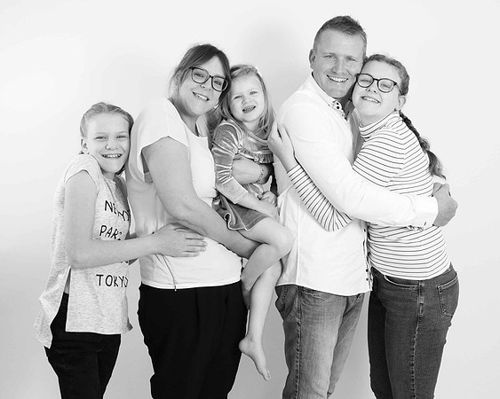 Family photography in the studio