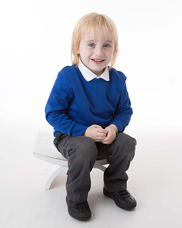 School photography in the studio